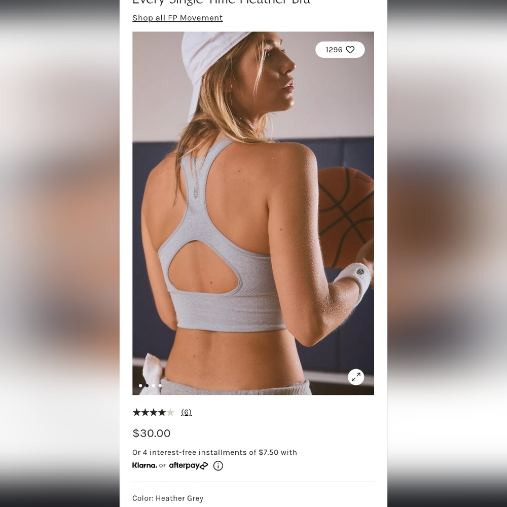 Freepeople everysingle time sports bra